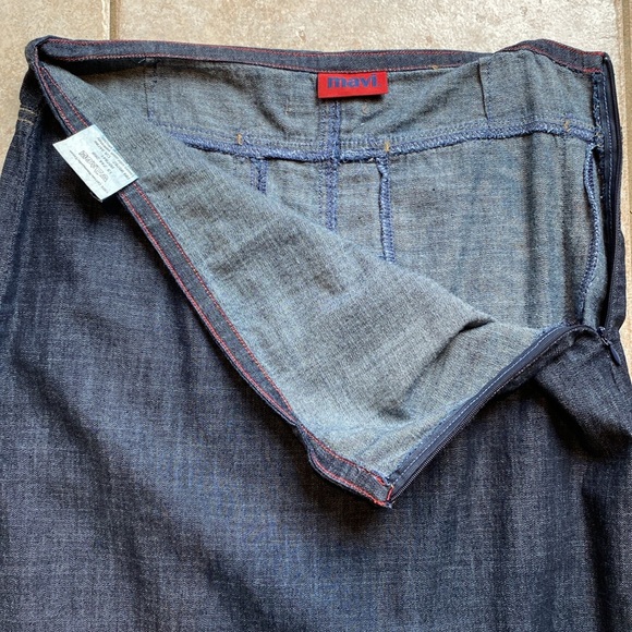 100% cotton long jean skirt - Vintage - Picture 11 of 16